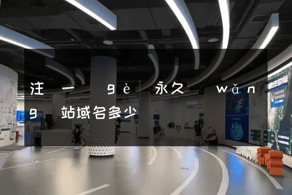 注冊一個(gè)永久網(wǎng)站域名多少錢