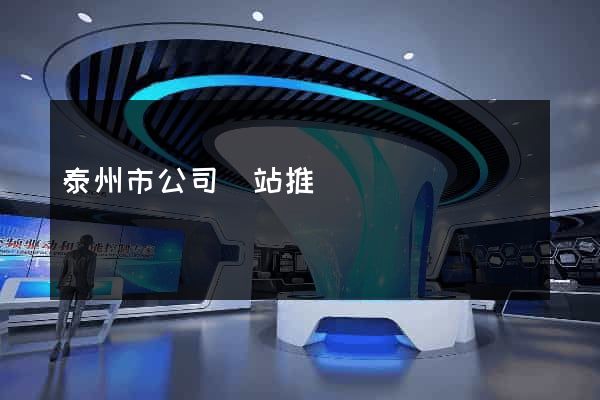 泰州市公司網站推廣