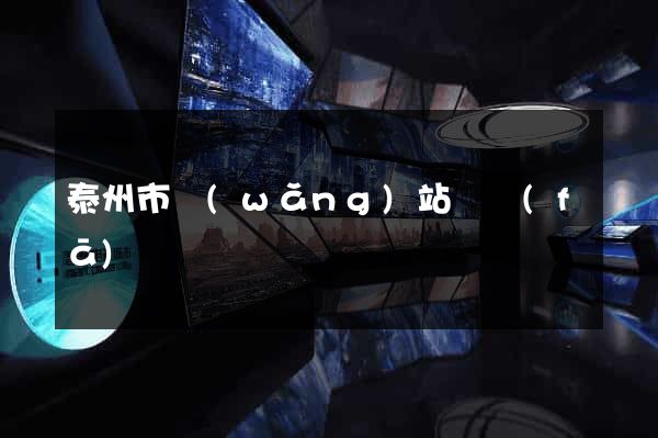 泰州市網(wǎng)站開發(fā)