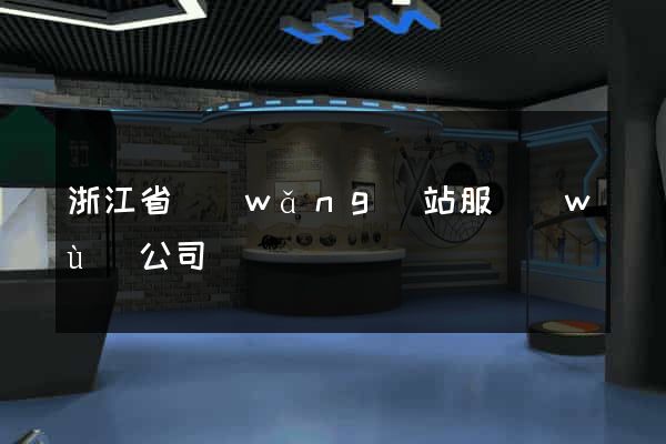 浙江省網(wǎng)站服務(wù)公司