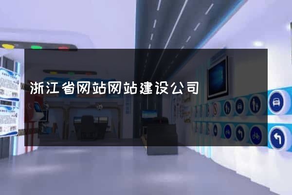 浙江省网站网站建设公司