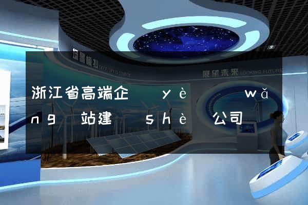 浙江省高端企業(yè)網(wǎng)站建設(shè)公司