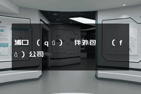 浦口區(qū)軟件外包開發(fā)公司