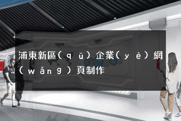 浦東新區(qū)企業(yè)網(wǎng)頁制作