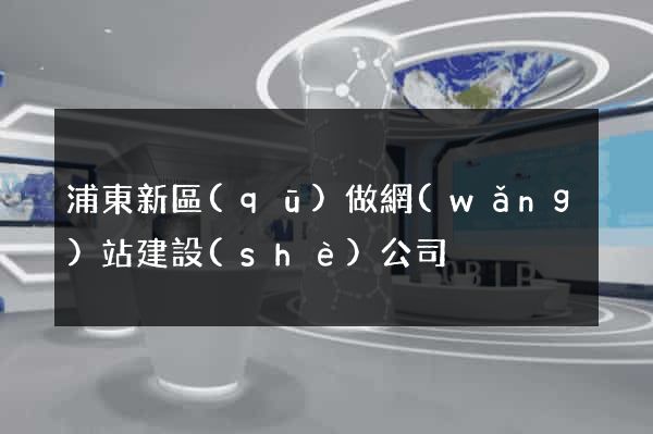 浦東新區(qū)做網(wǎng)站建設(shè)公司