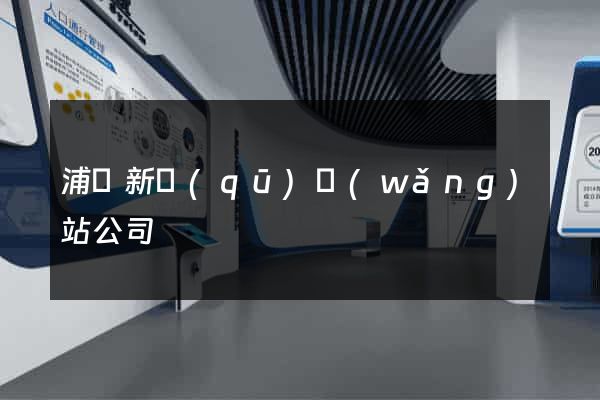 浦東新區(qū)網(wǎng)站公司