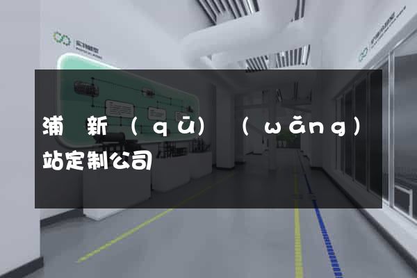 浦東新區(qū)網(wǎng)站定制公司