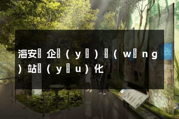 海安縣企業(yè)網(wǎng)站優(yōu)化