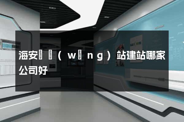 海安縣網(wǎng)站建站哪家公司好