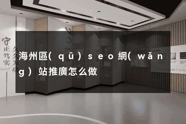 海州區(qū)seo網(wǎng)站推廣怎么做