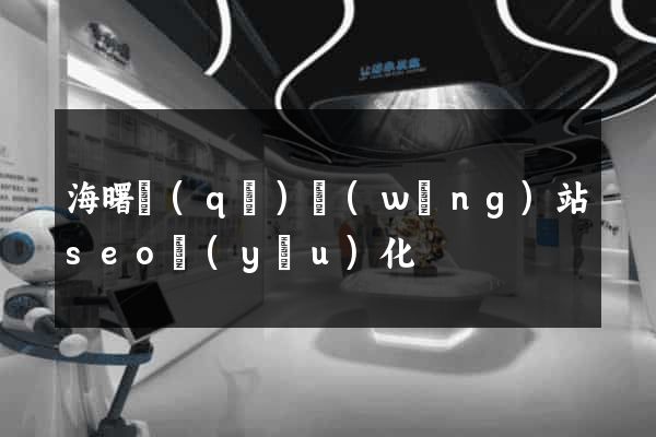 海曙區(qū)網(wǎng)站seo優(yōu)化