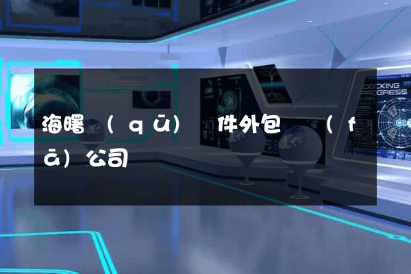 海曙區(qū)軟件外包開發(fā)公司