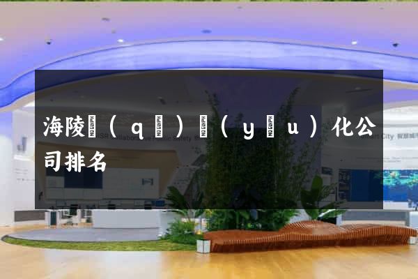海陵區(qū)優(yōu)化公司排名
