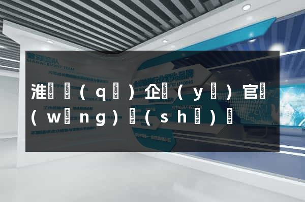 淮陰區(qū)企業(yè)官網(wǎng)設(shè)計