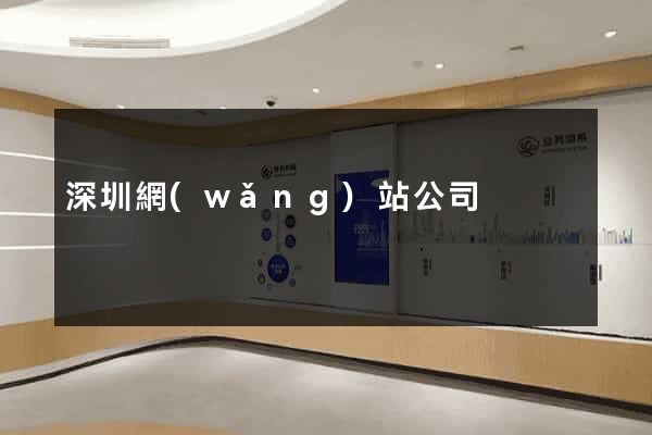 深圳網(wǎng)站公司