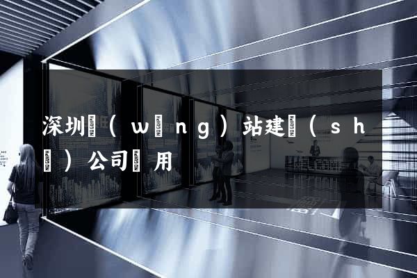 深圳網(wǎng)站建設(shè)公司費用