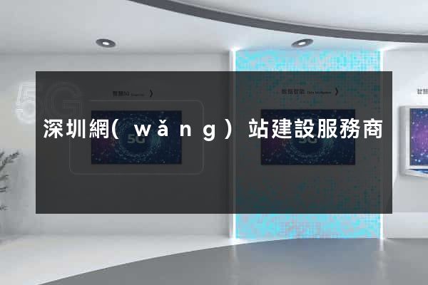 深圳網(wǎng)站建設服務商