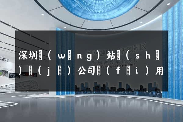 深圳網(wǎng)站設(shè)計(jì)公司費(fèi)用