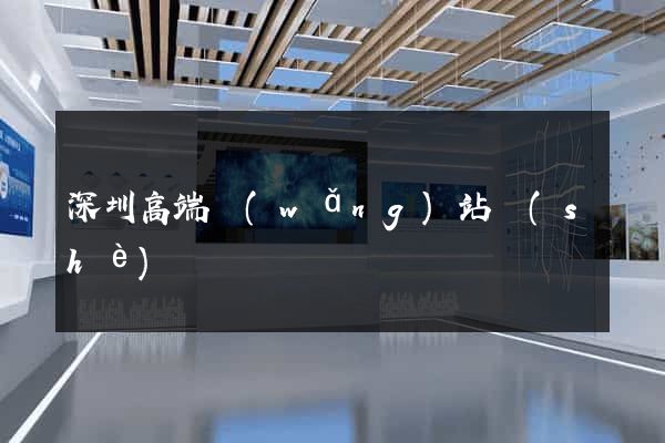 深圳高端網(wǎng)站設(shè)計