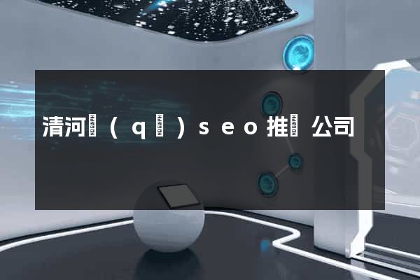 清河區(qū)seo推廣公司