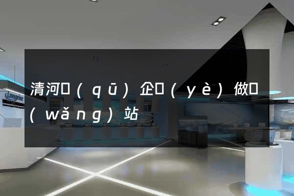 清河區(qū)企業(yè)做網(wǎng)站