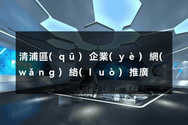 清浦區(qū)企業(yè)網(wǎng)絡(luò)推廣
