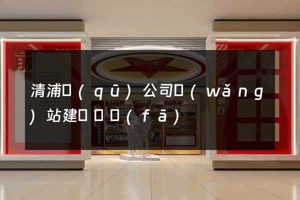 清浦區(qū)公司網(wǎng)站建設開發(fā)