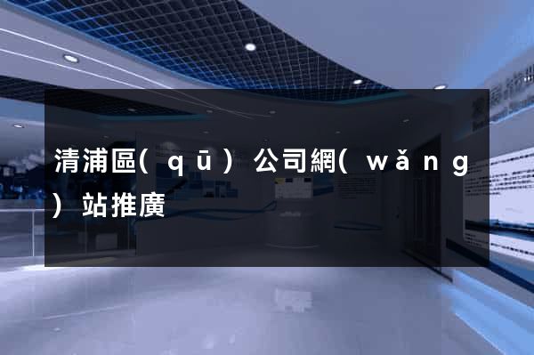 清浦區(qū)公司網(wǎng)站推廣