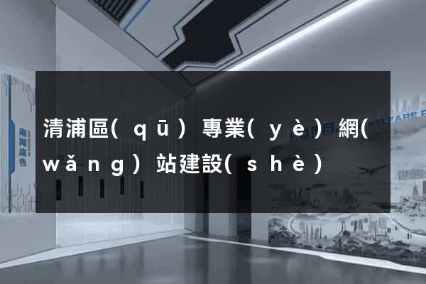 清浦區(qū)專業(yè)網(wǎng)站建設(shè)