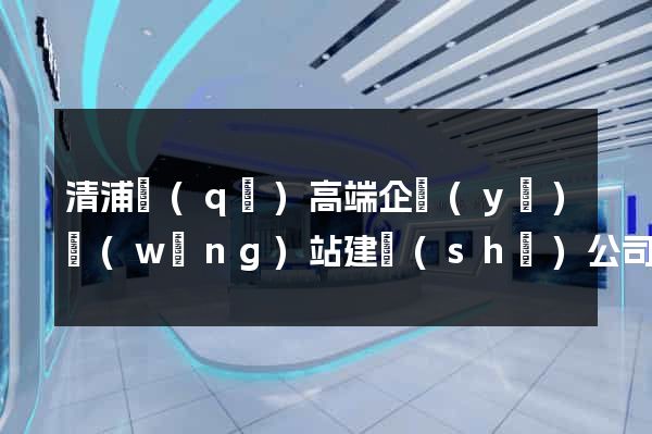 清浦區(qū)高端企業(yè)網(wǎng)站建設(shè)公司