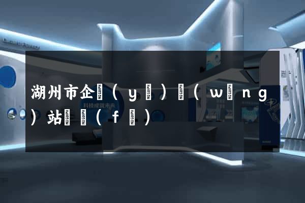 湖州市企業(yè)網(wǎng)站開發(fā)