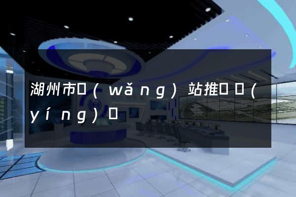 湖州市網(wǎng)站推廣營(yíng)銷