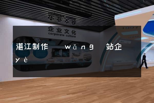 湛江制作網(wǎng)站企業(yè)