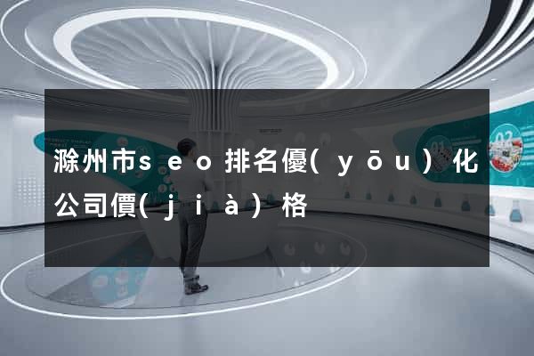 滁州市seo排名優(yōu)化公司價(jià)格