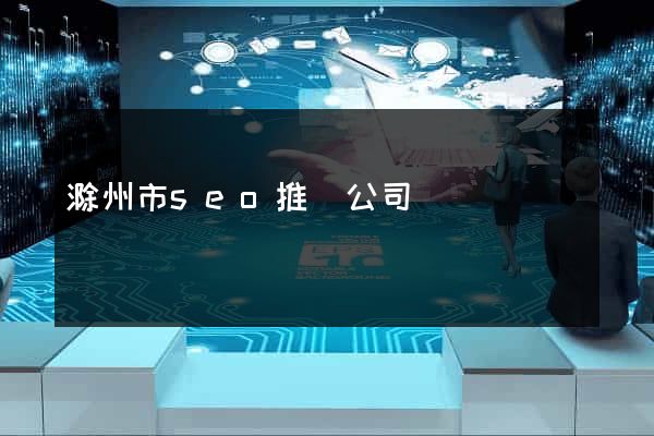 滁州市seo推廣公司