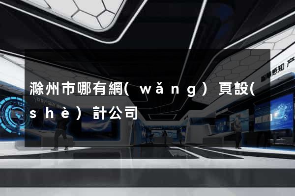 滁州市哪有網(wǎng)頁設(shè)計公司