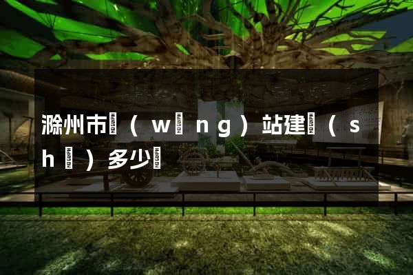滁州市網(wǎng)站建設(shè)多少錢