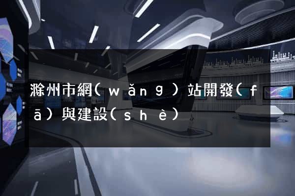 滁州市網(wǎng)站開發(fā)與建設(shè)