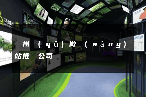 潁州區(qū)做網(wǎng)站推廣公司
