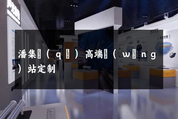 潘集區(qū)高端網(wǎng)站定制