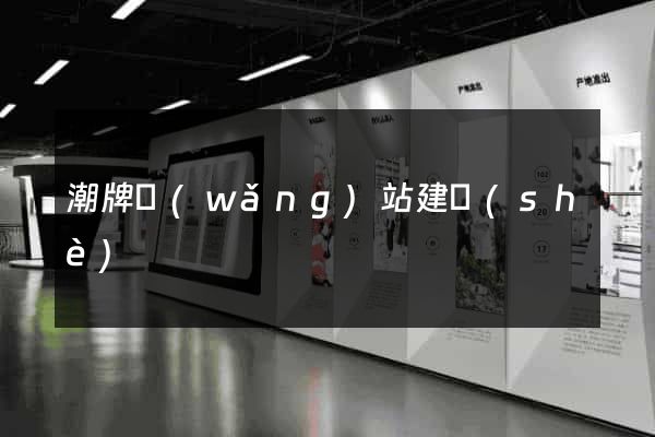 潮牌網(wǎng)站建設(shè)