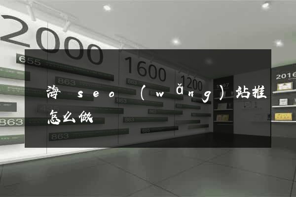 濱海縣seo網(wǎng)站推廣怎么做