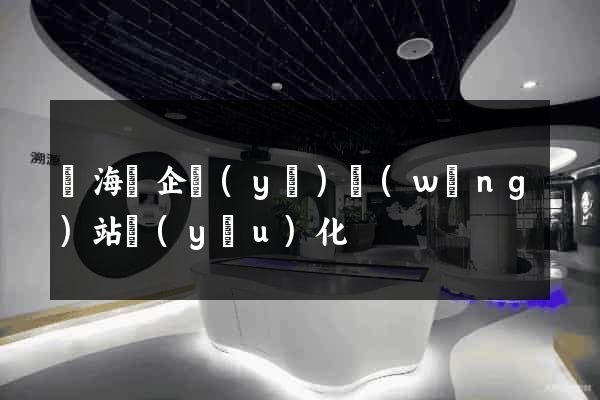 濱海縣企業(yè)網(wǎng)站優(yōu)化
