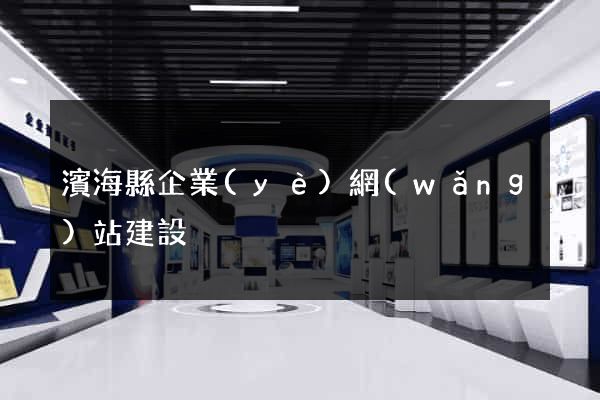 濱海縣企業(yè)網(wǎng)站建設