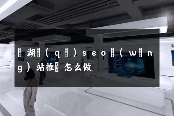 濱湖區(qū)seo網(wǎng)站推廣怎么做