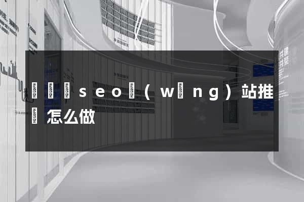無為縣seo網(wǎng)站推廣怎么做
