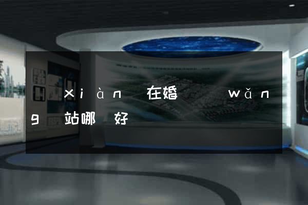 現(xiàn)在婚戀網(wǎng)站哪個好