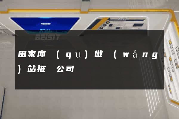 田家庵區(qū)做網(wǎng)站推廣公司