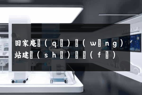 田家庵區(qū)網(wǎng)站建設(shè)開發(fā)