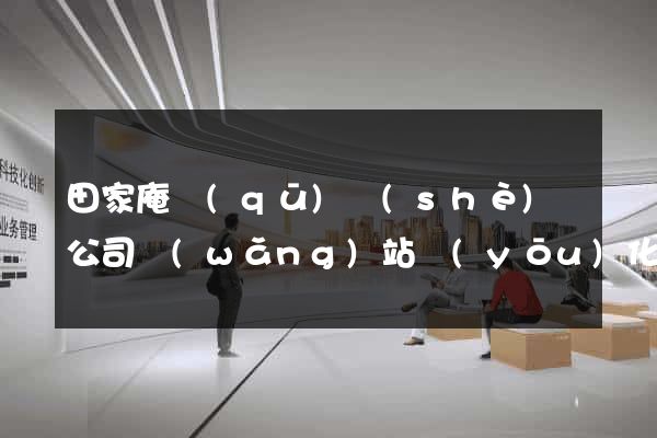 田家庵區(qū)設(shè)計公司網(wǎng)站優(yōu)化
